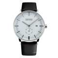 SKMEI 9083 Men's Minimalist Leather Strap Water Resistant Quartz Watch